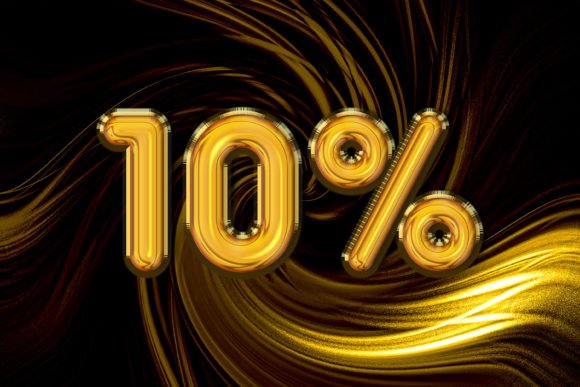 10 Percent off Discount Sale Symbol: A Powerful Tool for Creative Designers