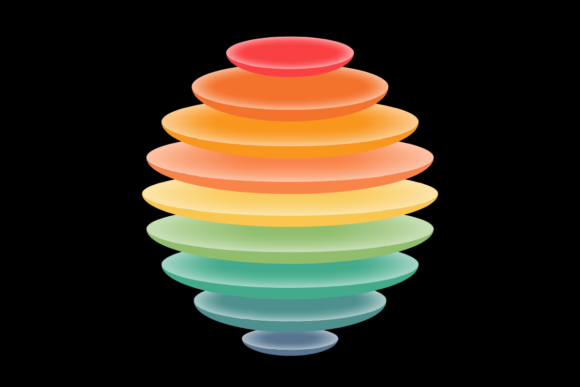 3d Retro Sunset Disk: A Unique Design Tool for Creative Projects