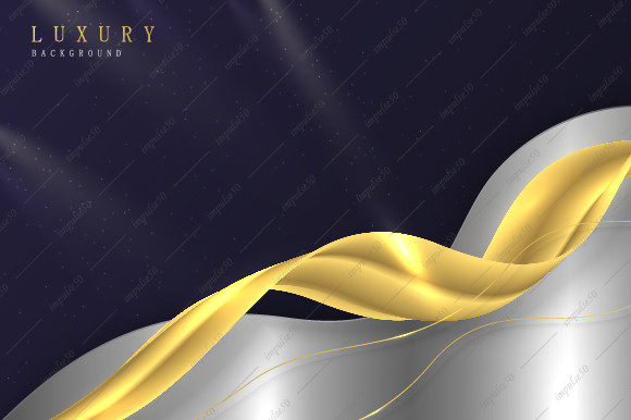 Abstract Luxury Gold Template Design