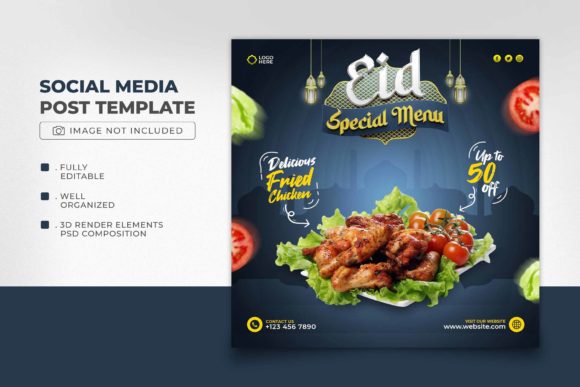 Eid Special Social Media Post Design: Create Stunning Visuals with Ease